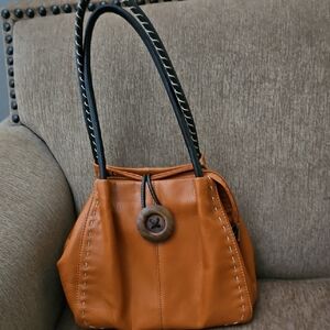 Elegant Burnt Orange Handbag
